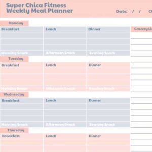 Weekly Meal Planner