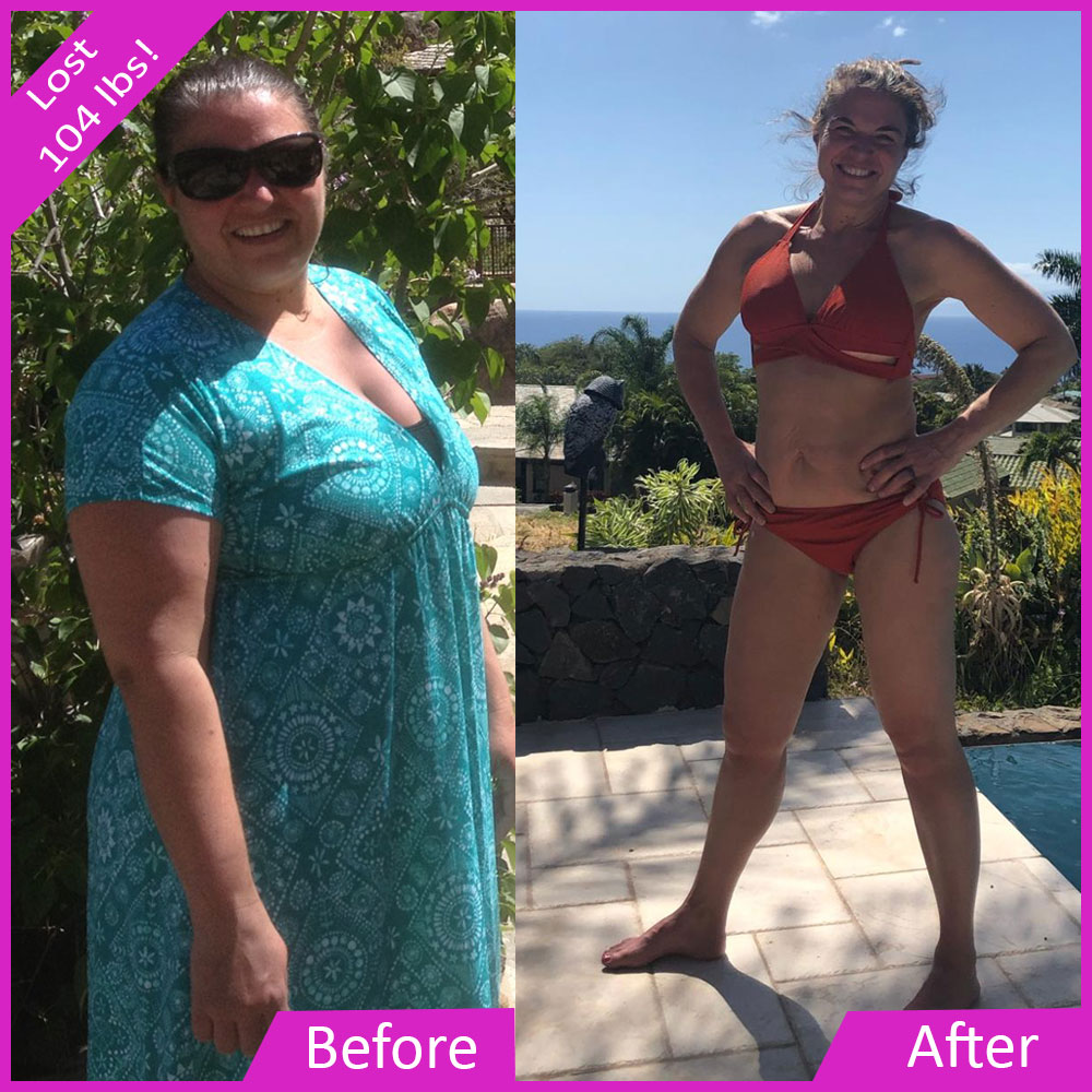 Tasha lost 104 pounds with super chica fitness